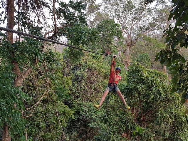 Zipline at Fandee Adventure Park